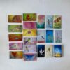 set van 20 verschillende minikaartjes