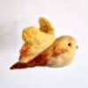 one of a kind vogeltje van vilt autumn glow
