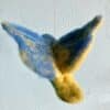 VERKOCHT one of a kind vogeltje van vilt "guardian 4" - Afbeelding 5