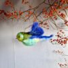 VERKOCHT one of a kind vogeltje van vilt "taking my place" - Afbeelding 2