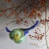 VERKOCHT one of a kind vogeltje van vilt "taking my place" - Afbeelding 4