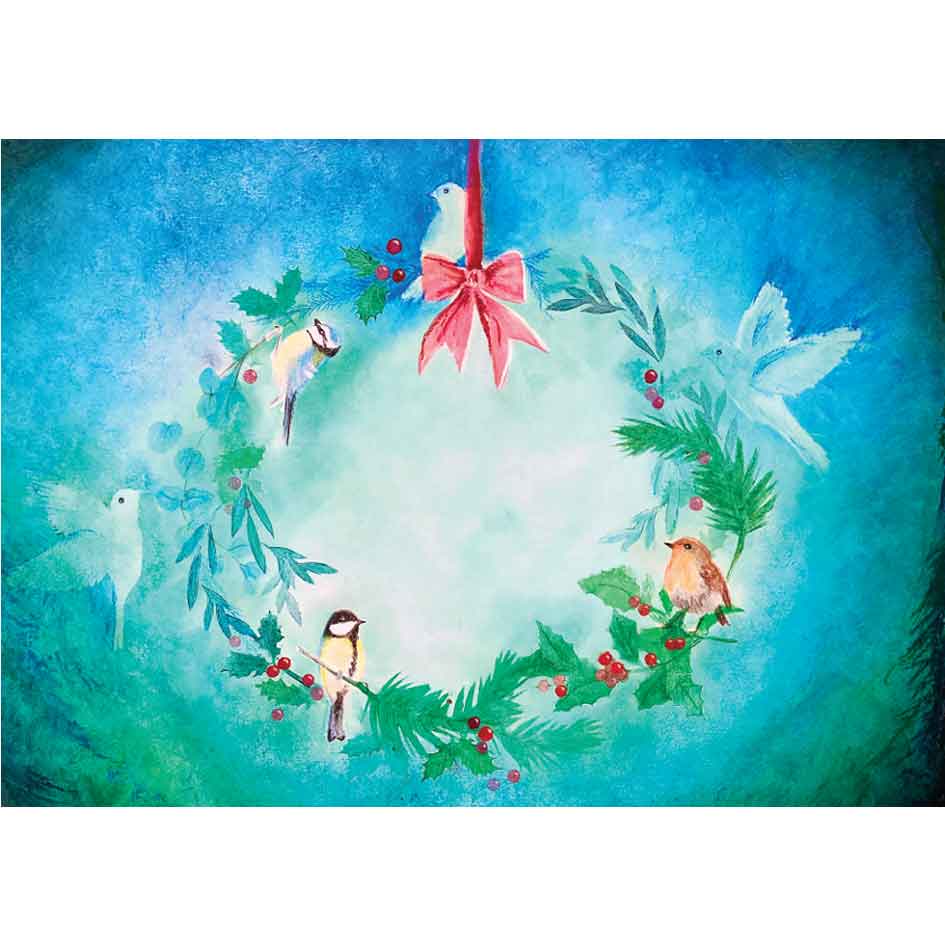 Wenskaart Kertskrans